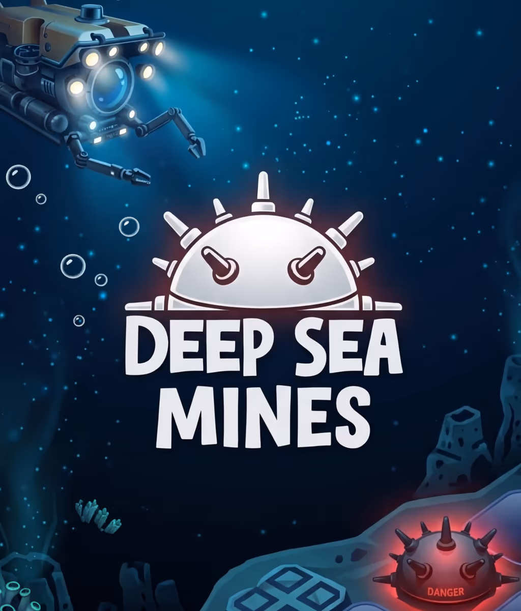 Deep Sea Mines Mines game key art by Caribet