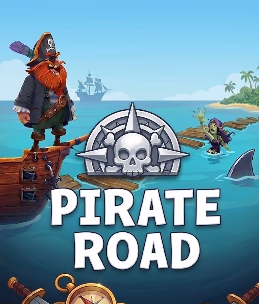 Pirate Road crossing game key art by Caribet